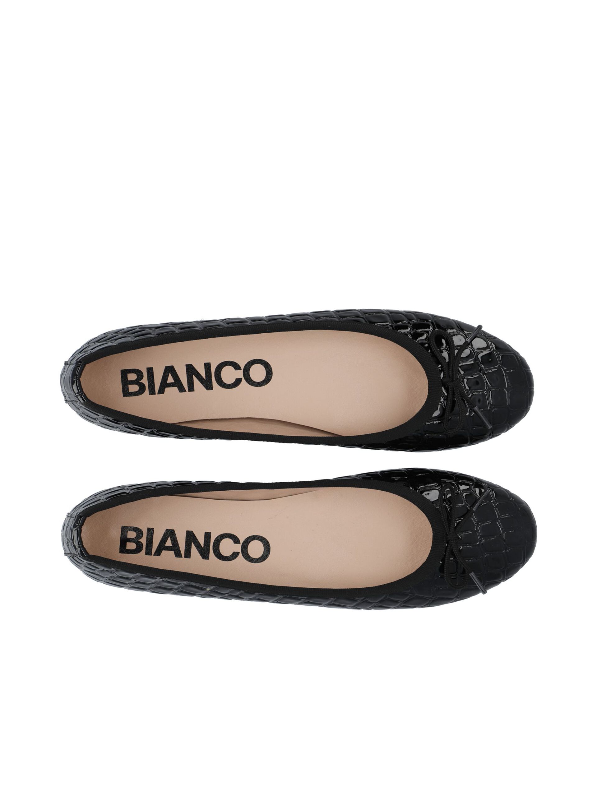 Carousel image - BIAMADISON BALLET FLATS, BlackCrocoPatent | 4