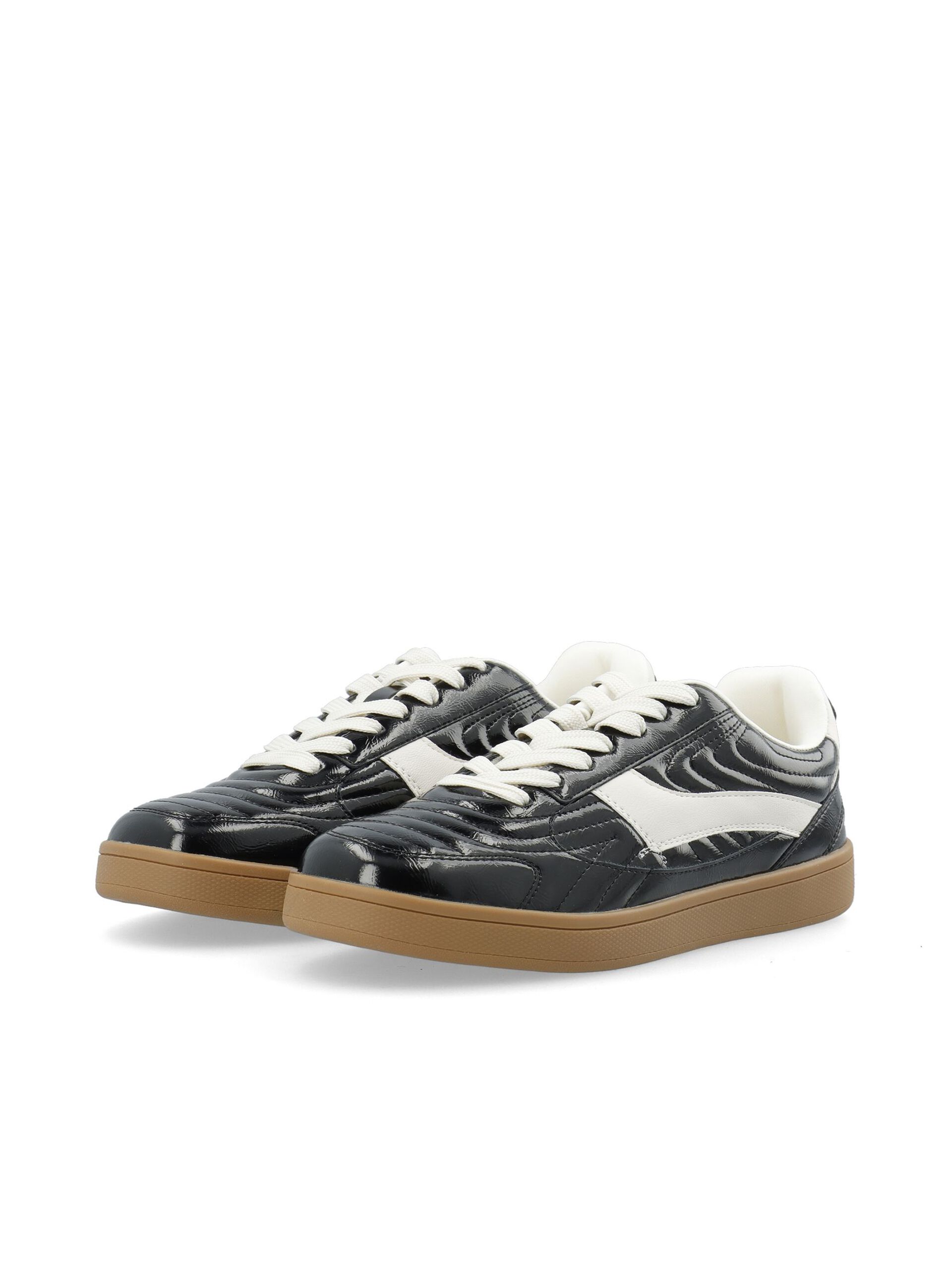 Carousel image - BIABERLIN LOW TOP SNEAKER, BlackBlackPatent | 3