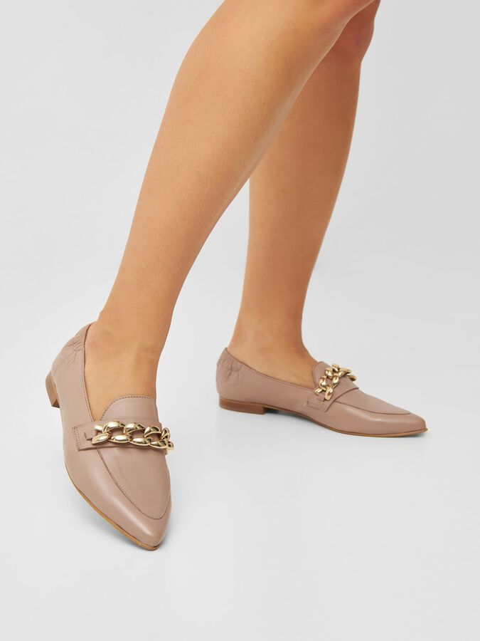 BIATRACEY LEDERHALBSCHUHE (Brown) | Bianco®