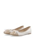 Product image thumbnail - BIACELINE BALLET FLATS, Off White Nougat | 3