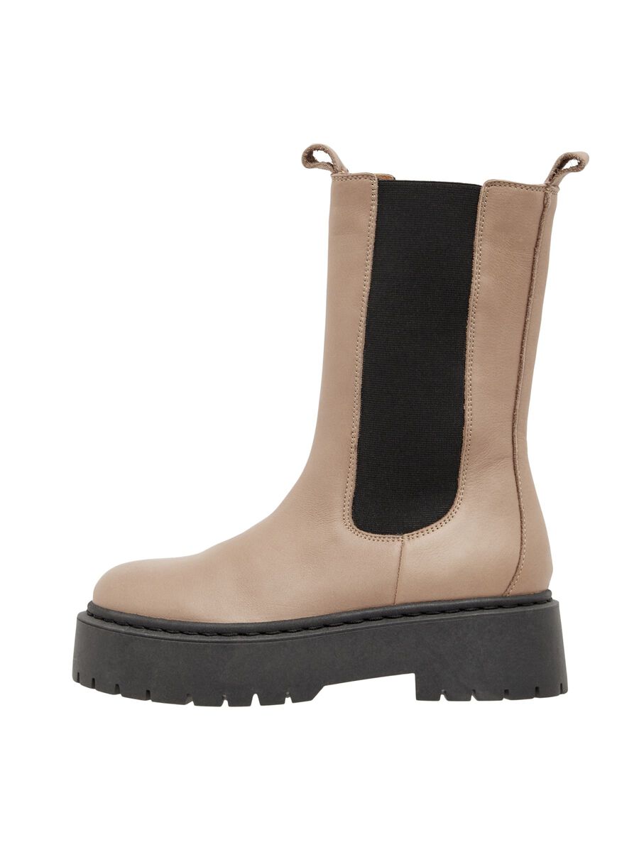 Bianco BIADEB LONG BOOTS, Taupe, highres - 93050728_Taupe_001.jpg