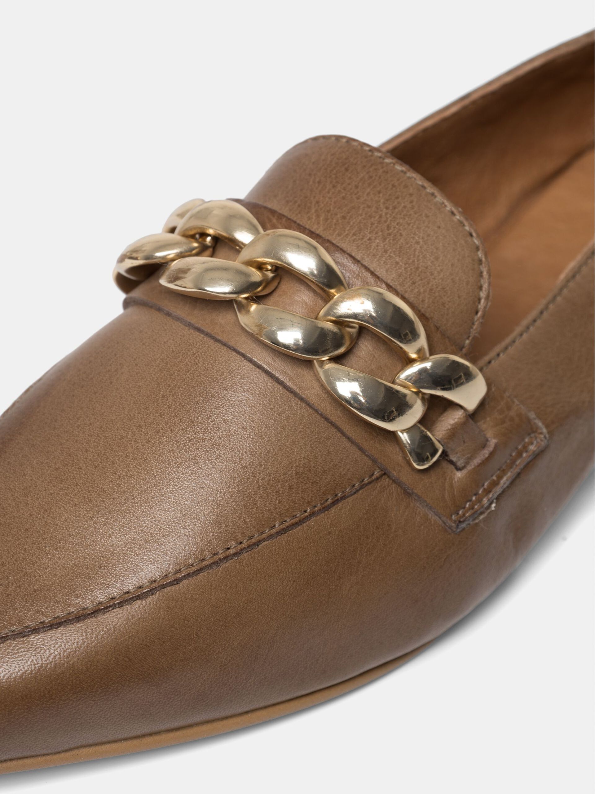 Carousel image - BIATRACEY MOCASSINI IN PELLE, Beige 6 | 5