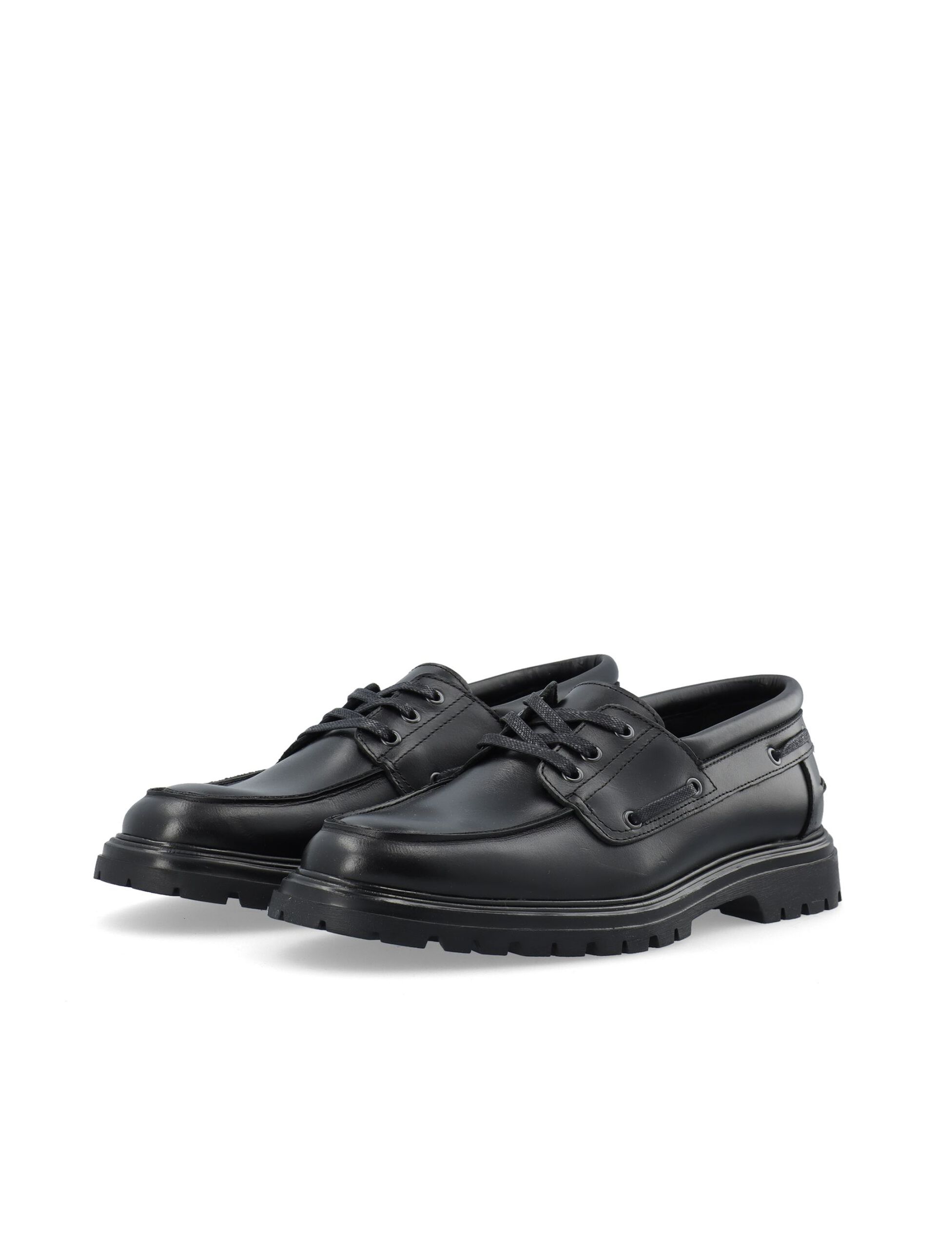 Carousel image - BIAGIL BOAT SHOES, Black | 3