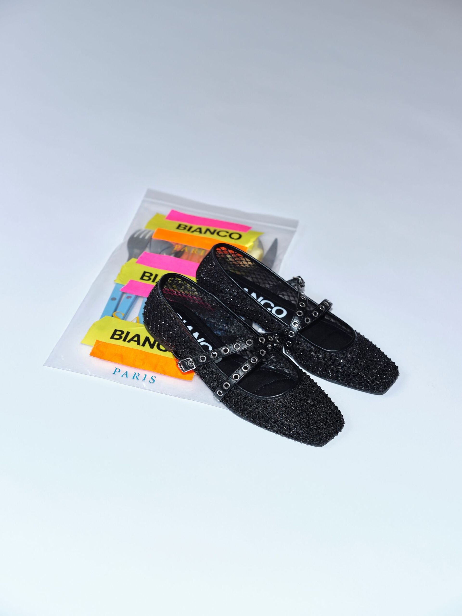 Carousel image - BIAROSE MARY JANE SHOES, Black | 2
