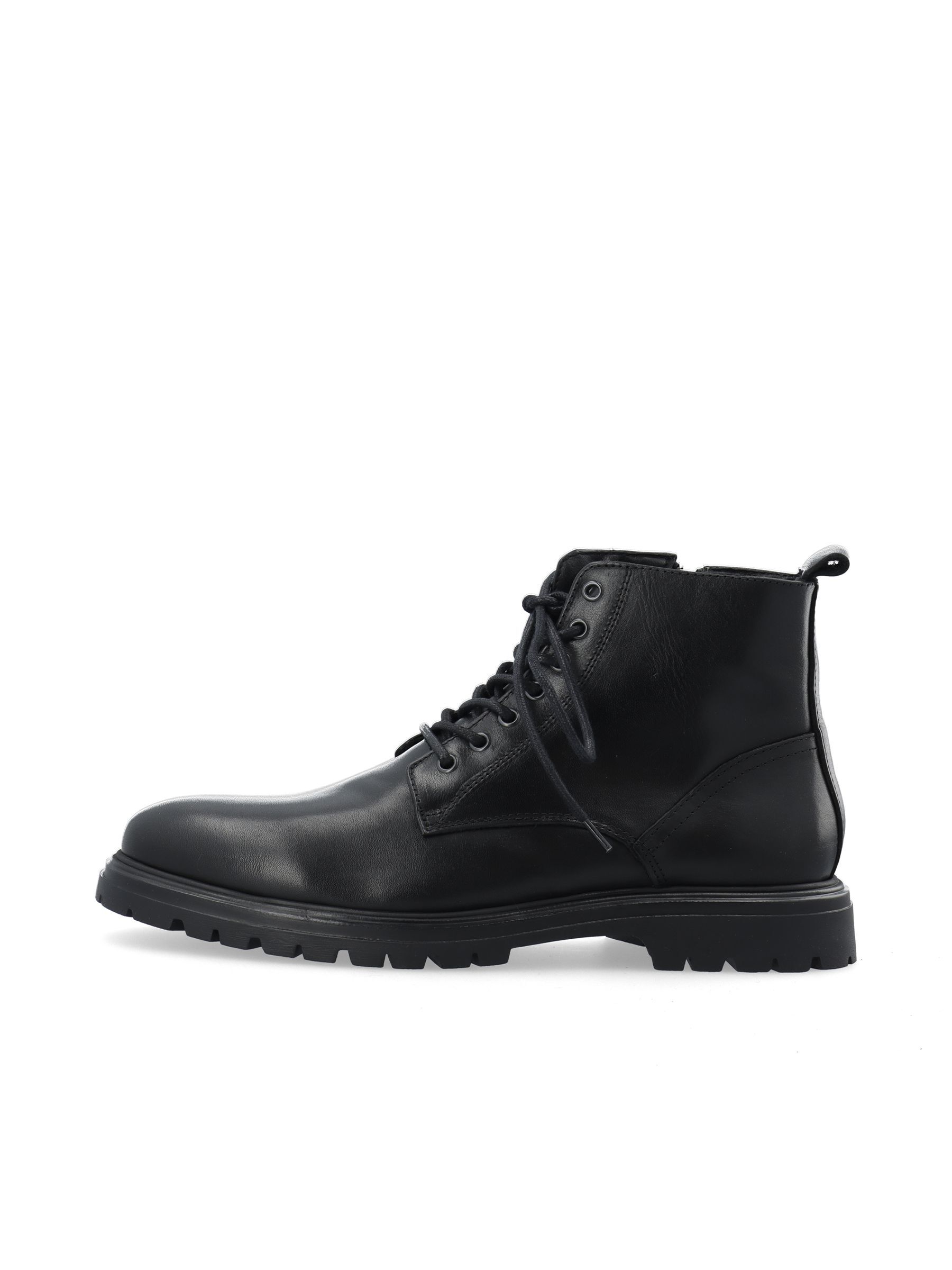 Bianco laced up boot outlet