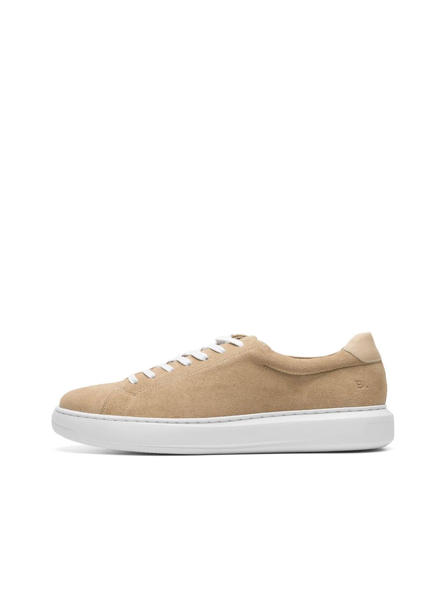 Bianco BIAGARY WILDLEDER SNEAKERS, Sand, highres - 12640001_Sand_001.jpg