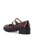 Product image thumbnail - BIAPEARL MARY JANE-SKO, Burgundy | 5