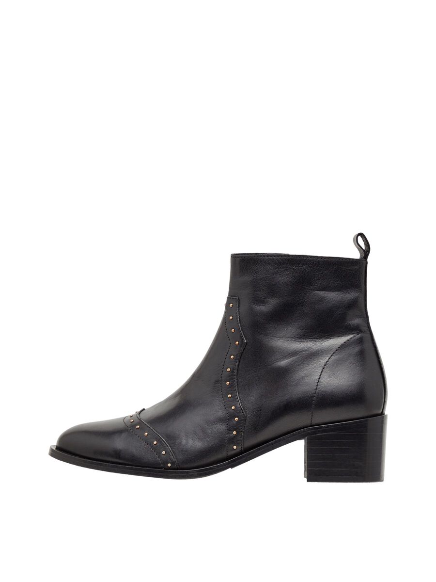 Carousel image - BIACAROL STIEFELETTEN MIT NIETEN, Black | 1