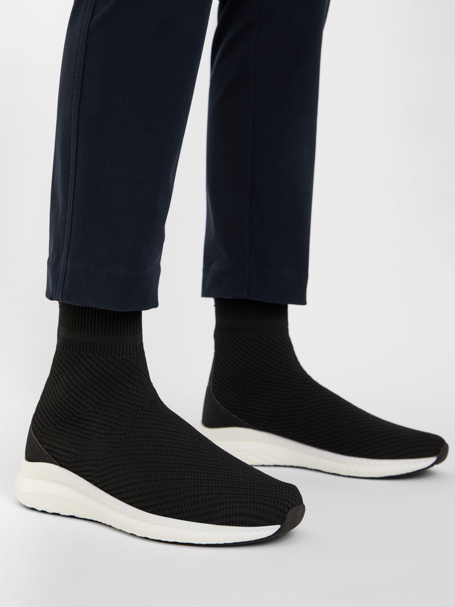 Biacharlee knit sneakers Bianco