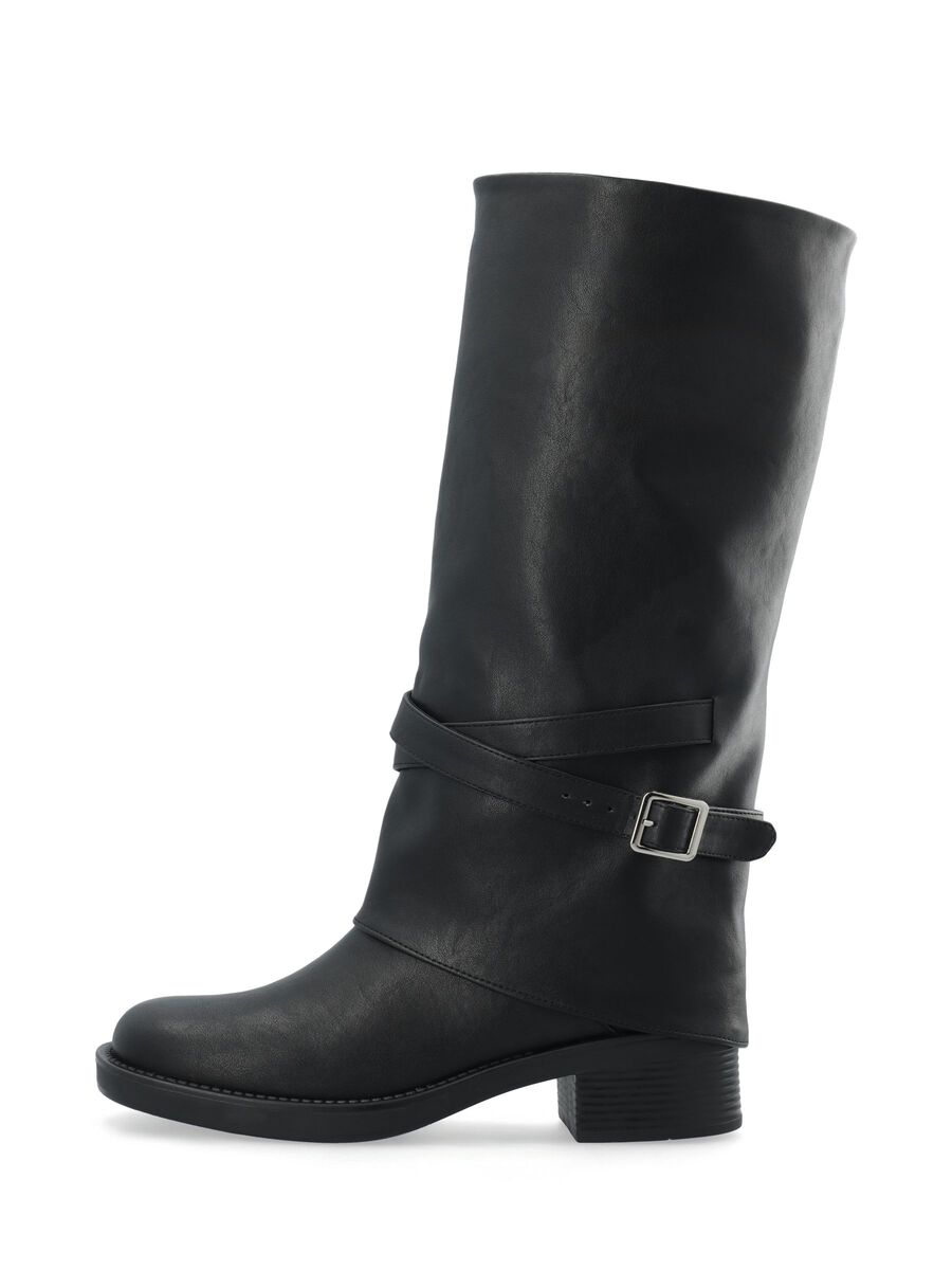 Product tile image BIAFIE - REVERS REPLI&Eacute; BOTTES AU GENOU, Black 11302948_Black