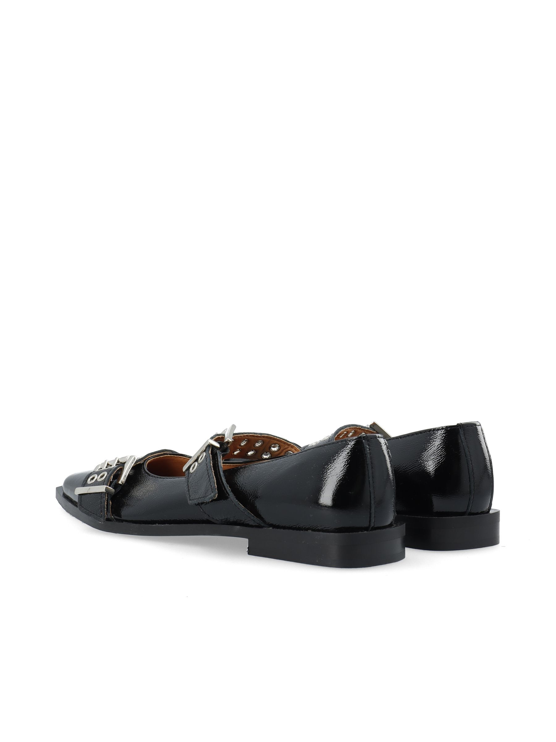 Black BIAVICTORIA BALLET FLATS Bianco