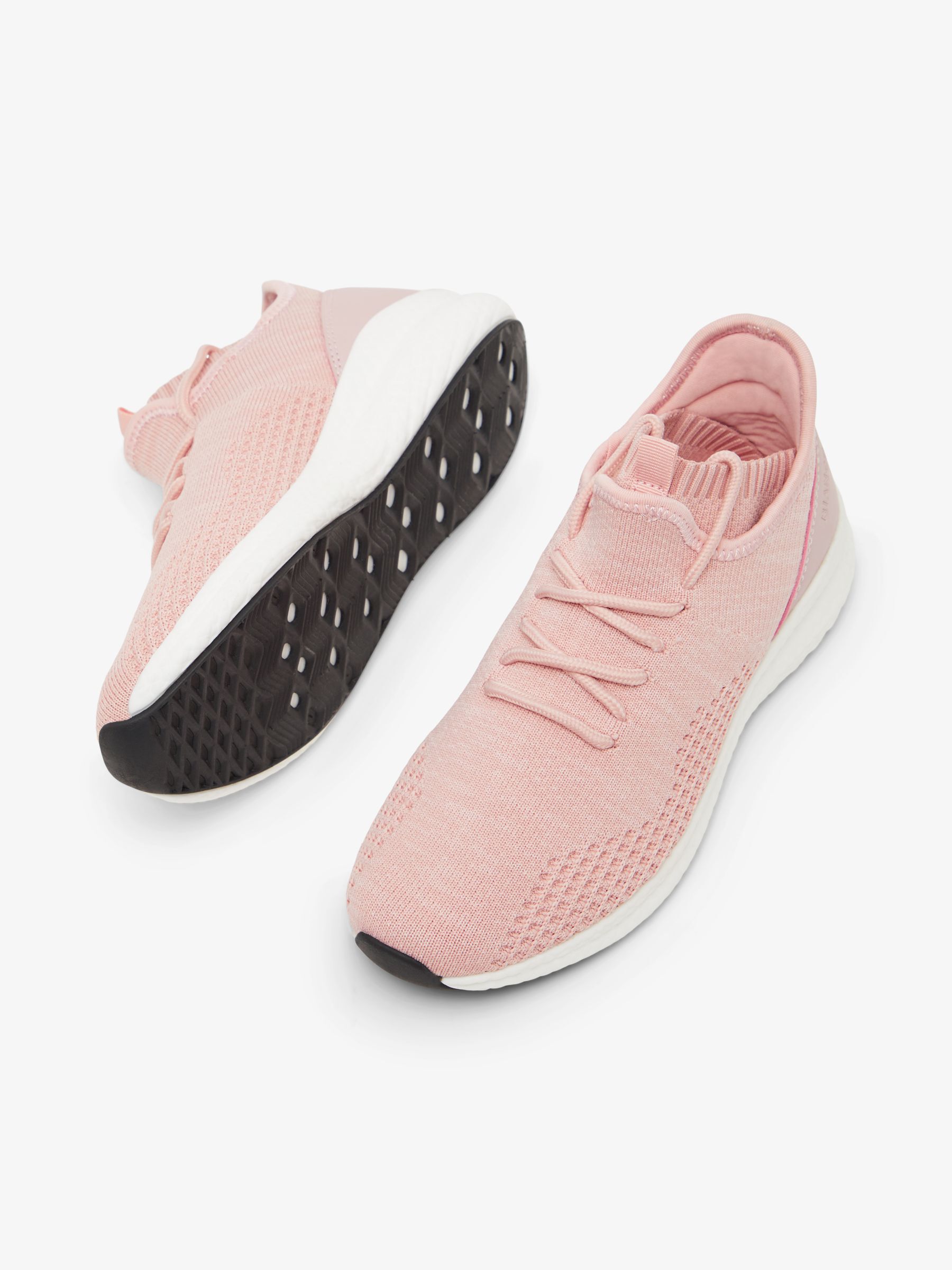 Knit top sneakers bianco