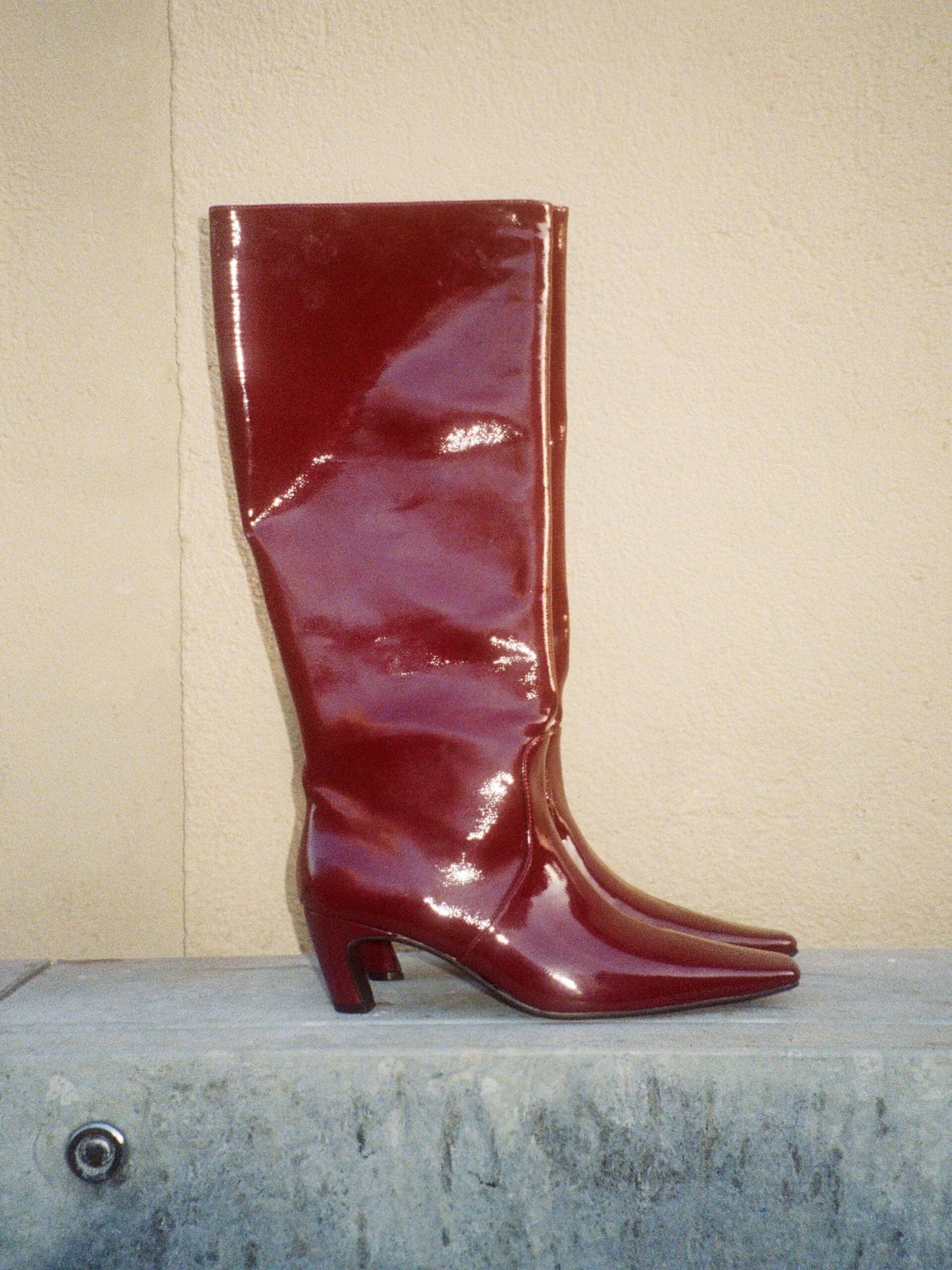 Carousel image - BIACLARA KNEE-HIGH BOOTS, Burgundy | 2