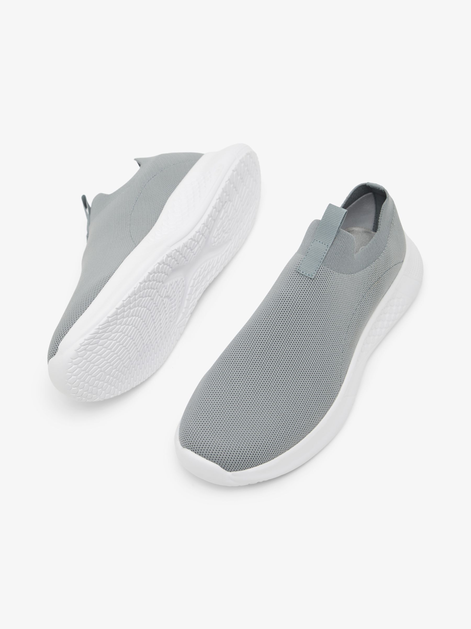 Knit new arrivals sneakers bianco