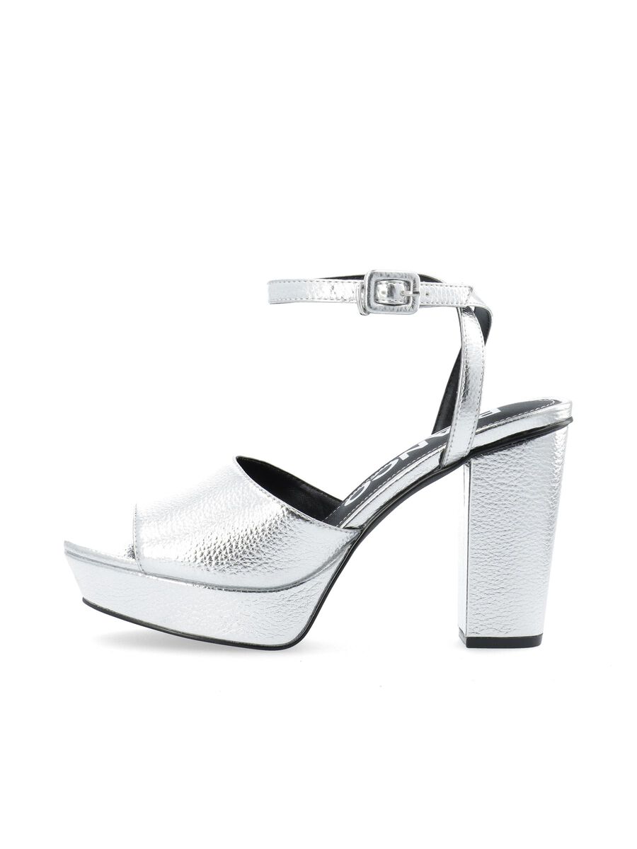 Bianco BIACARLY PLATFORMHÆLE, Silver, highres - 11200701_Silver_001.jpg