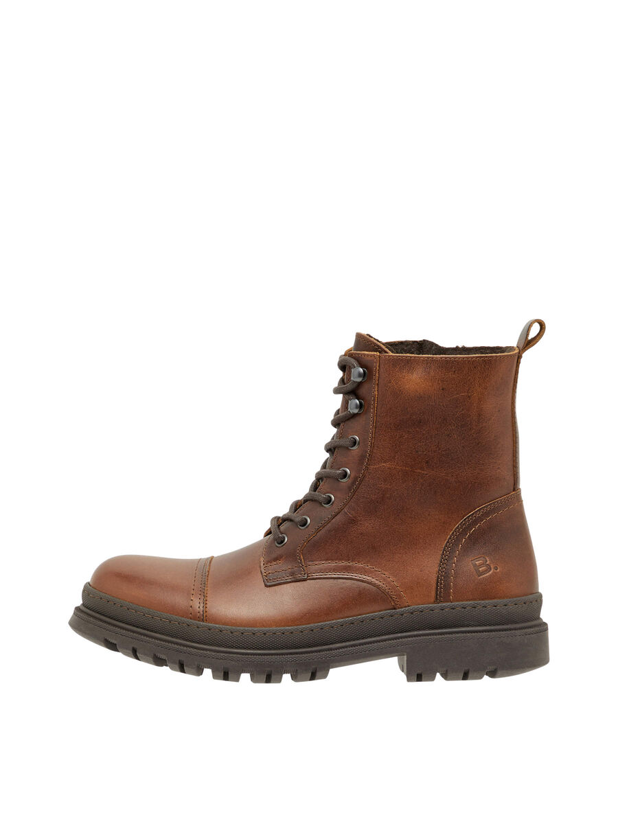 Bianco BIAGRANT LACE-UP BOOTS, Cognac, highres - 12660001_Cognac_001.jpg