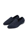 Bianco MOCASSINI IN PELLE SCAMOSCIATA, Navy, highres - 11250708_Navy_002.jpg