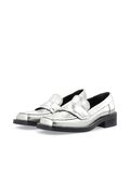 Bianco BIASOFIE LEATHER LOAFERS, Silver, highres - 11251308_Silver_003.jpg
