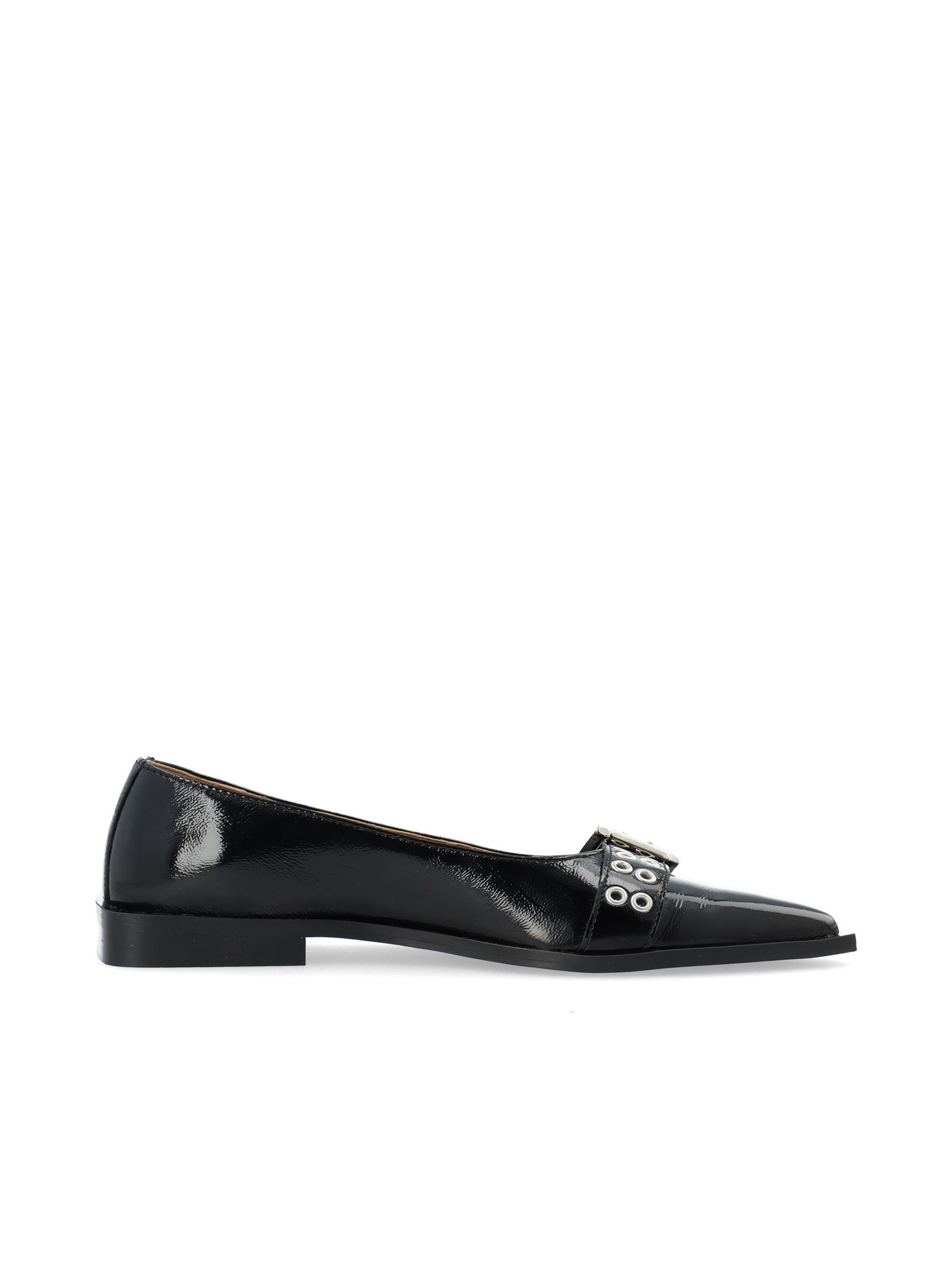 Black BIAVICTORIA BALLET FLATS Bianco