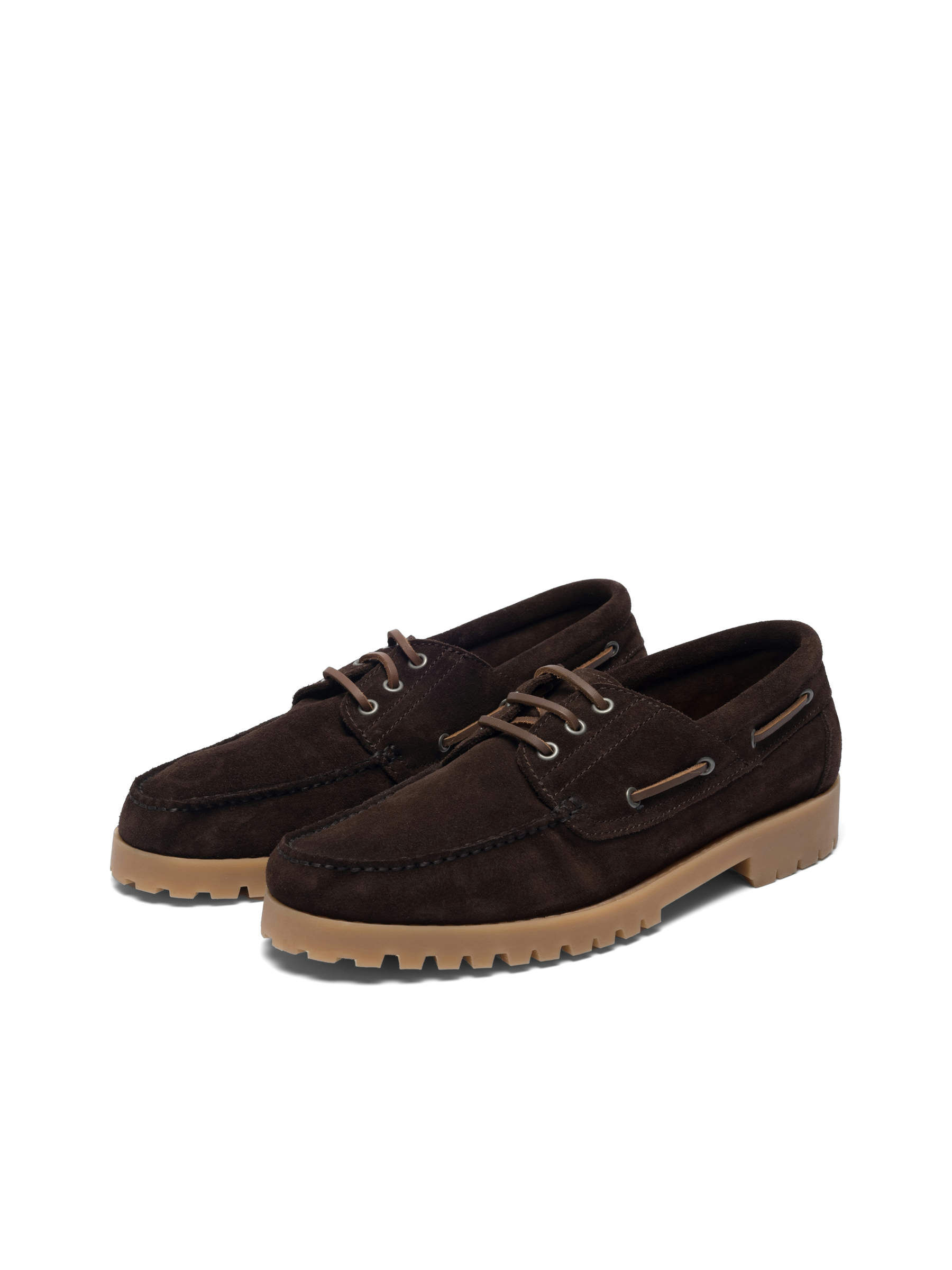 Brown BIATHOMAS BOAT SHOES Bianco