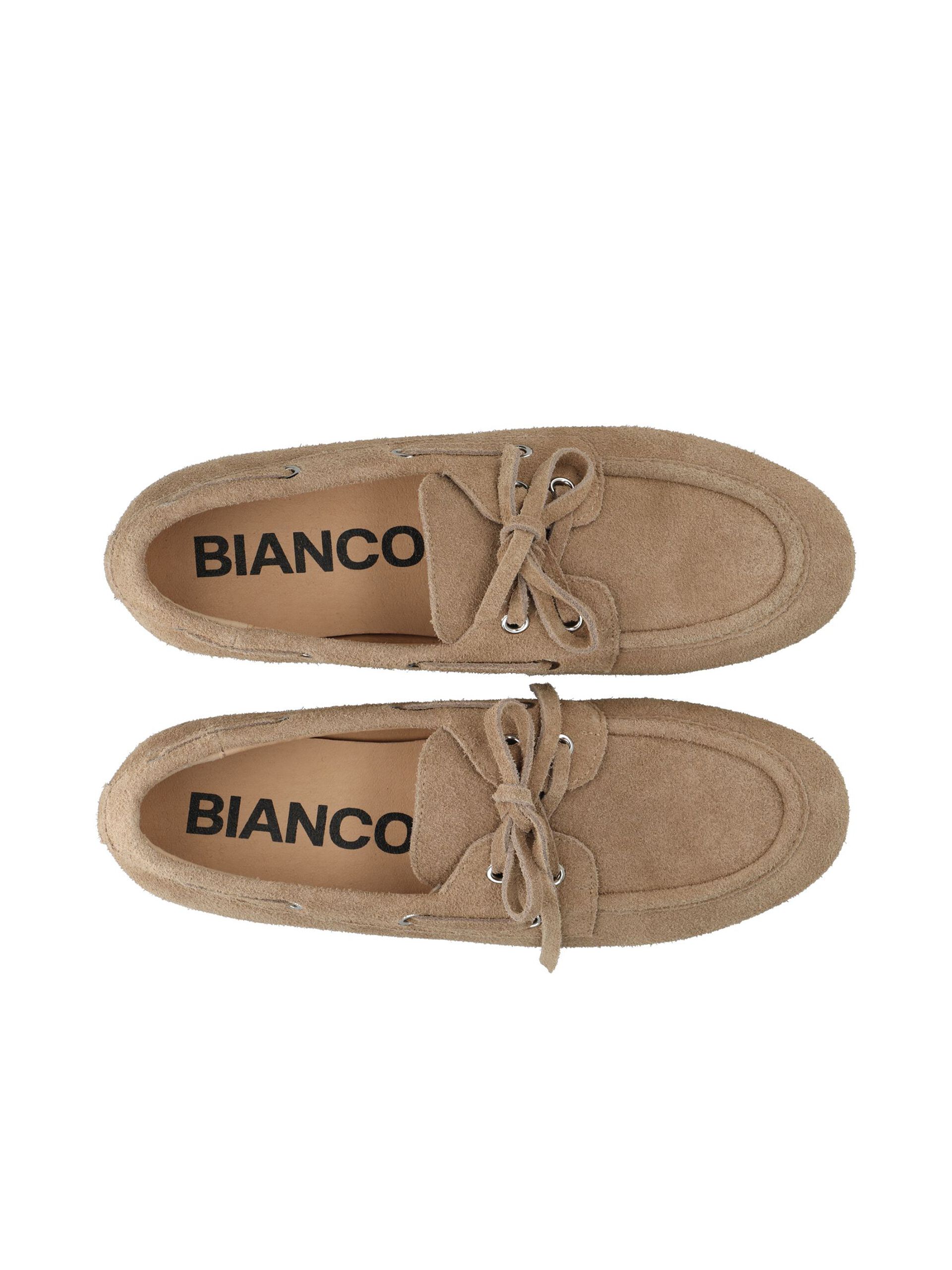 Carousel image - BIAMARLENE BOAT SHOES, Sand | 4