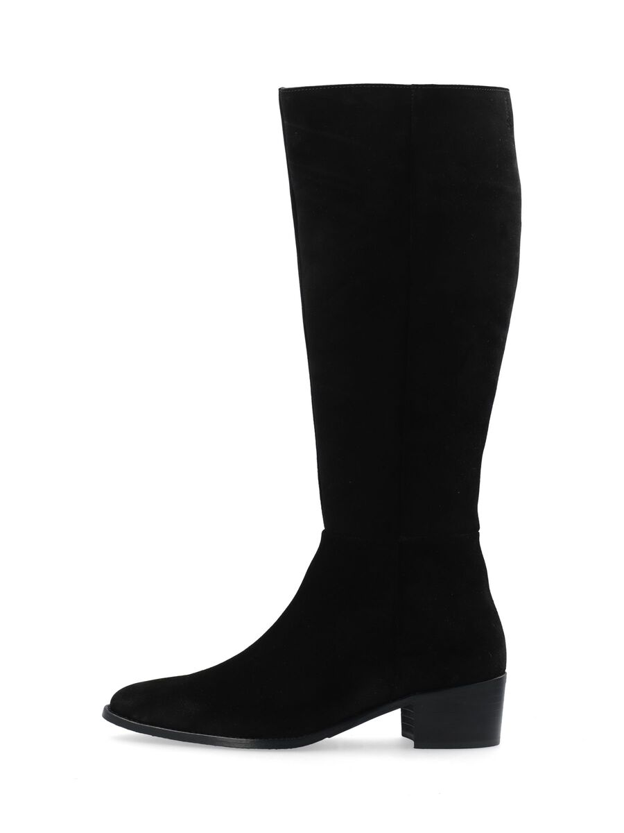 Bianco BIACAROL SUEDE BOOTS, Black, highres - 11301358_Black_001.jpg