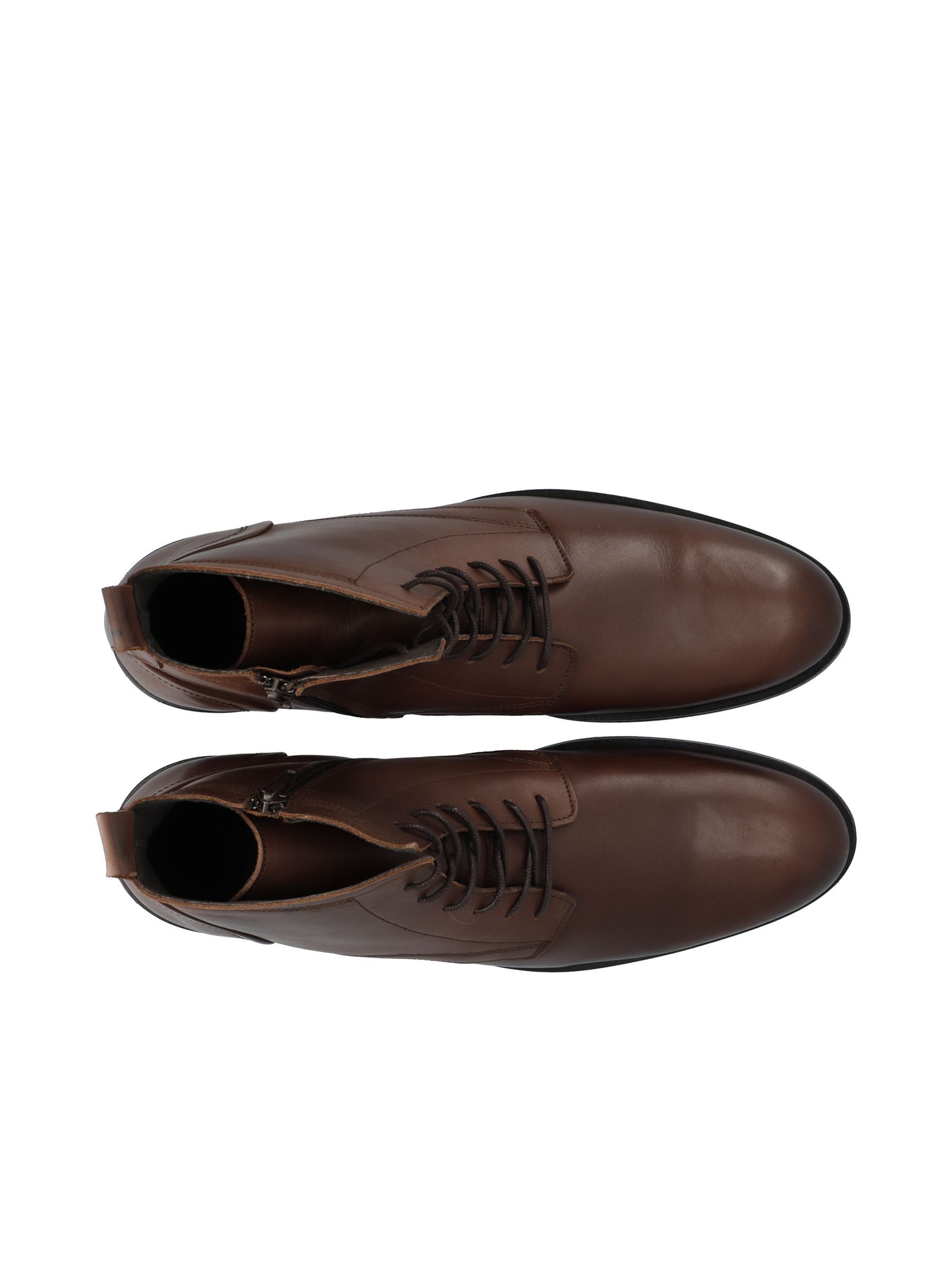 Brown BIABYRON LACE UP BOOTS Bianco