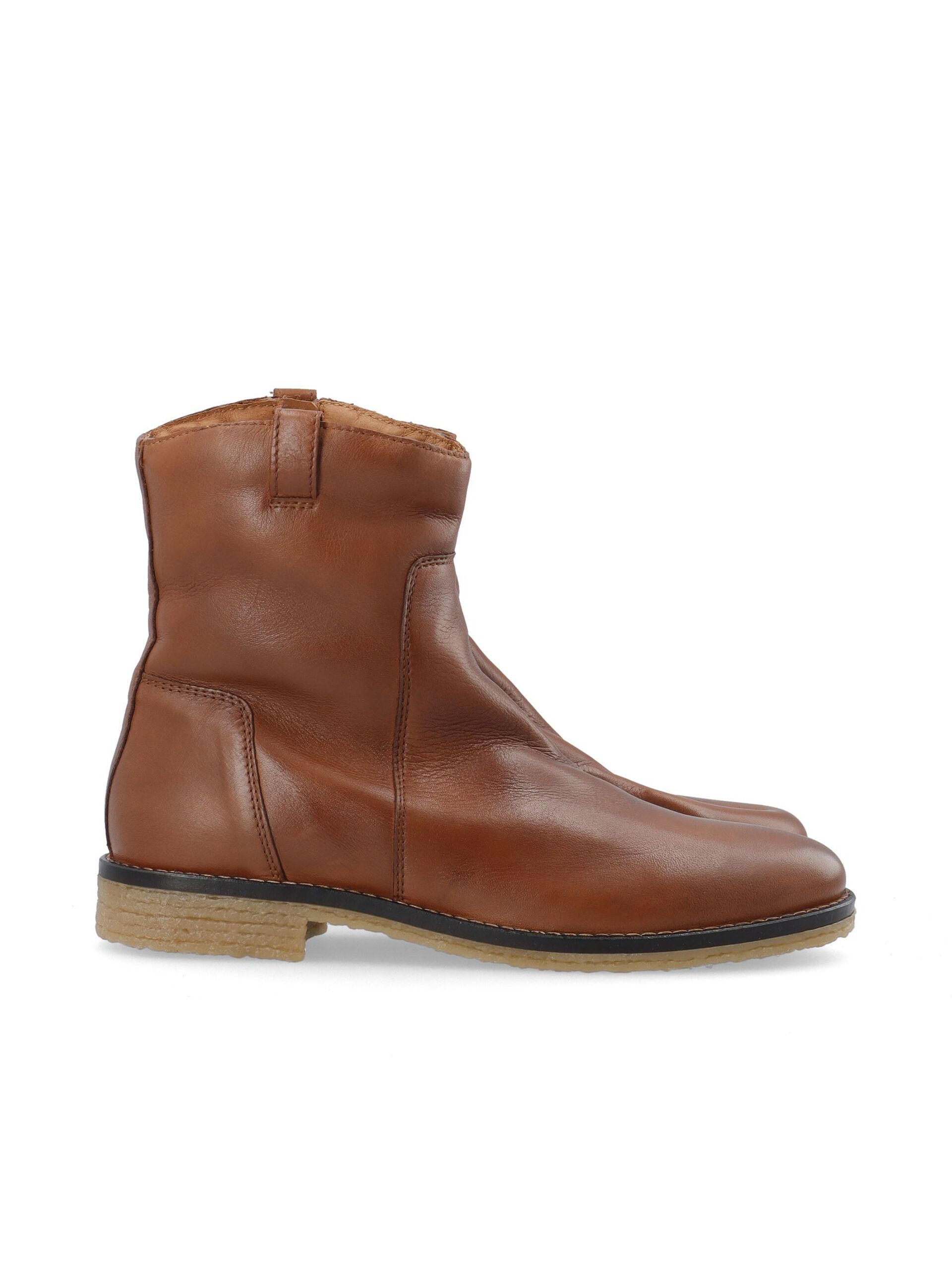 Carousel image - BIAATALIA WARM LEATHER BOOTS, Cognac | 2
