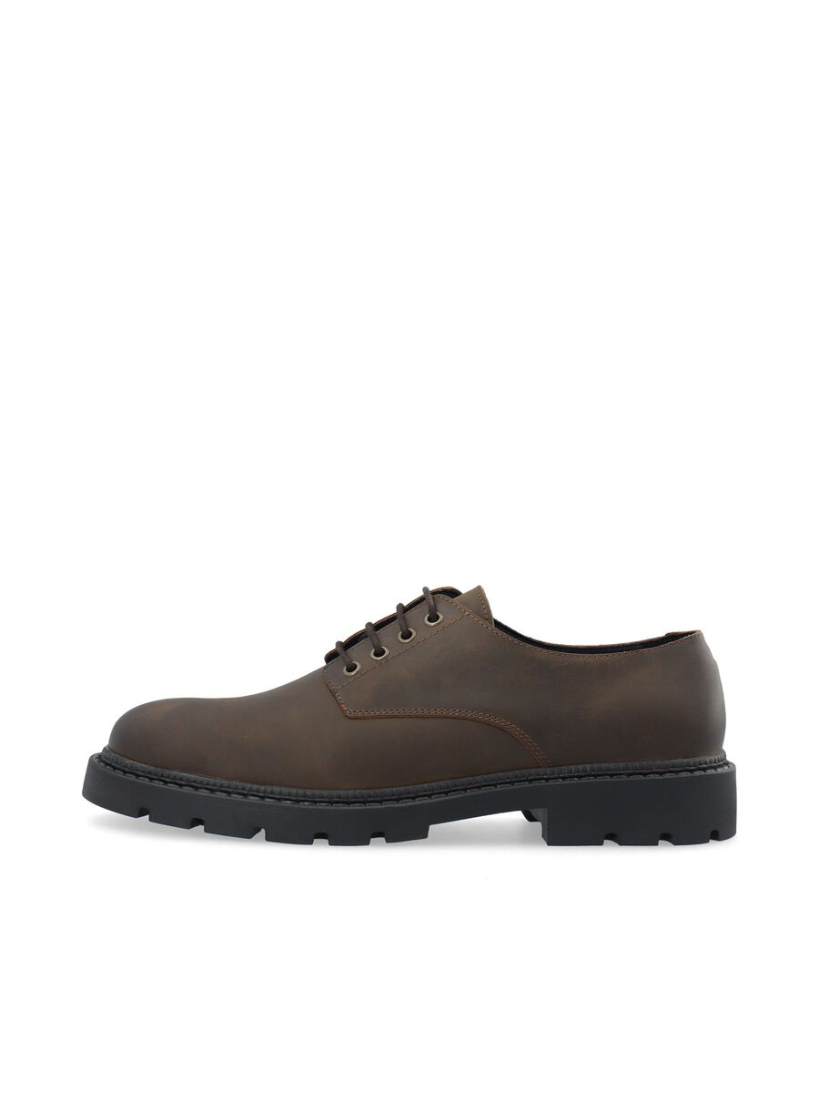 Product tile image BIAJEFF DERBY-SCHUHE AUS LEDER, Brown 12520587_Brown