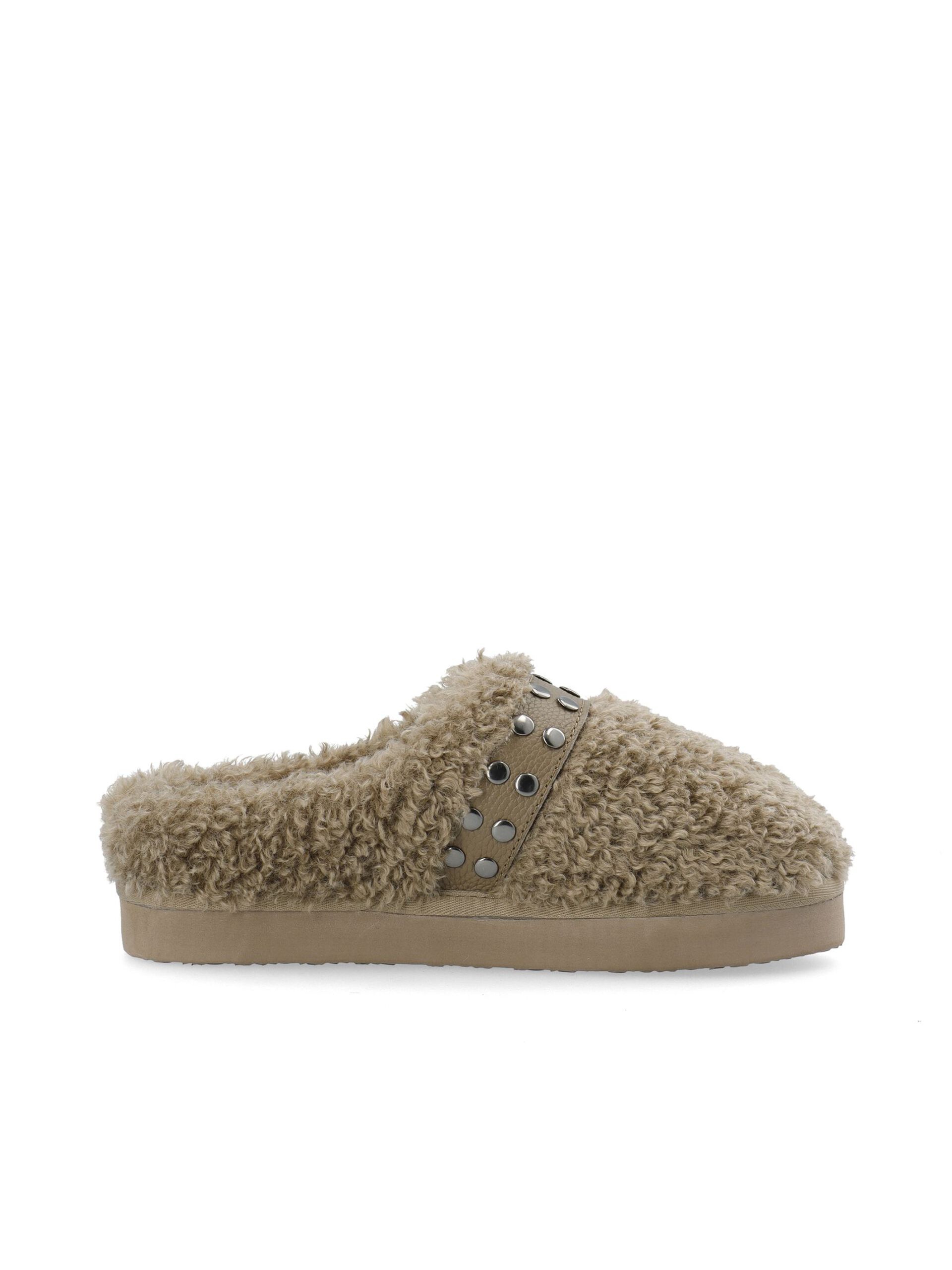 Carousel image - BIAVARM FLATFORM SLIPPERS, Taupe | 5