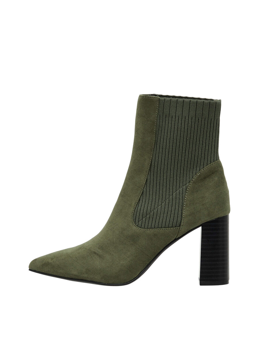 Bianco BIAGELA SUEDE BOOTS, Olive, highres - 11300041_Olive_001.jpg