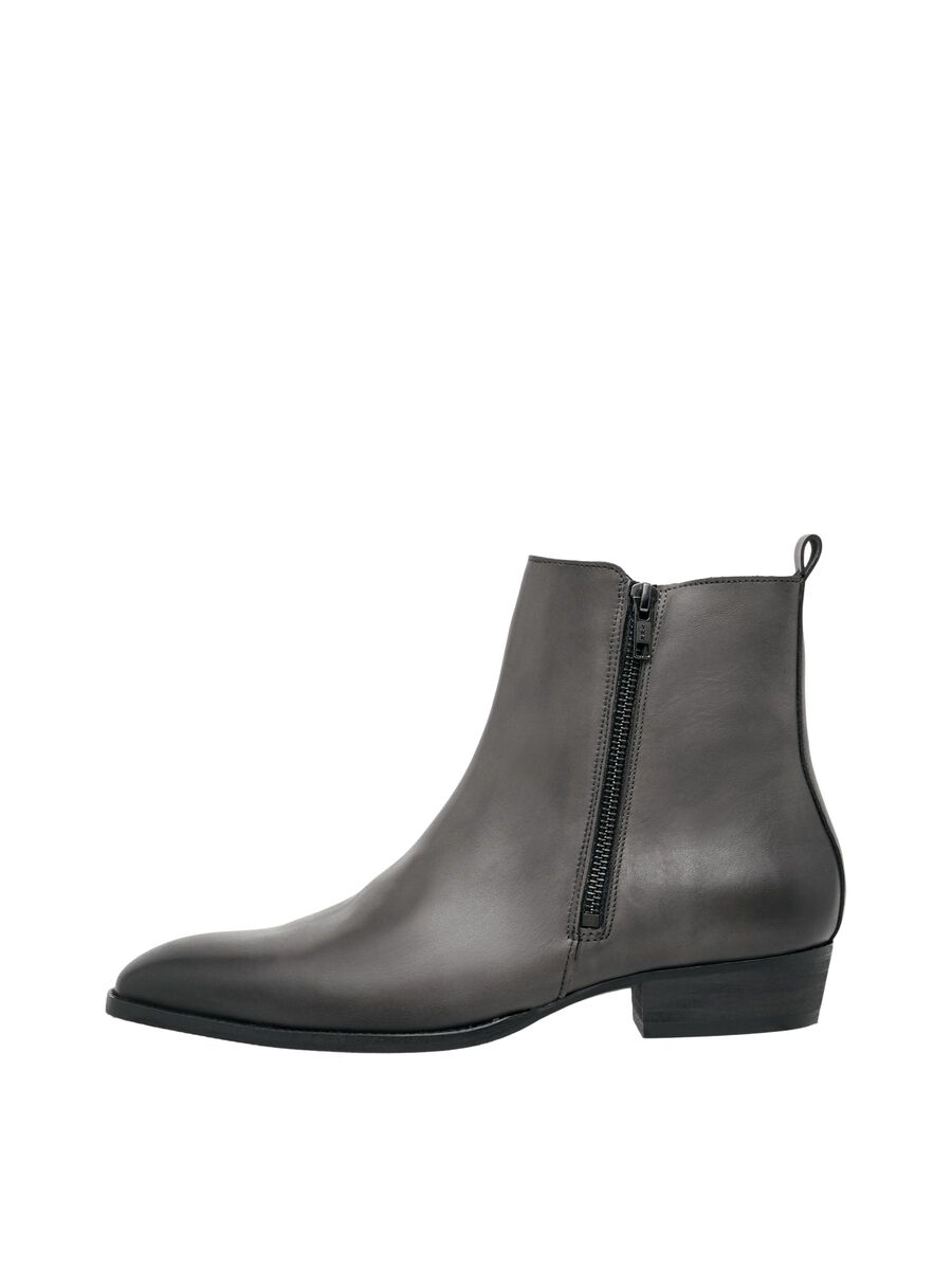 Bianco BIABECK STIEFELETTEN MIT REISSVERSCHLUSS, LightGrey, highres - 95671902_LightGrey_001.jpg