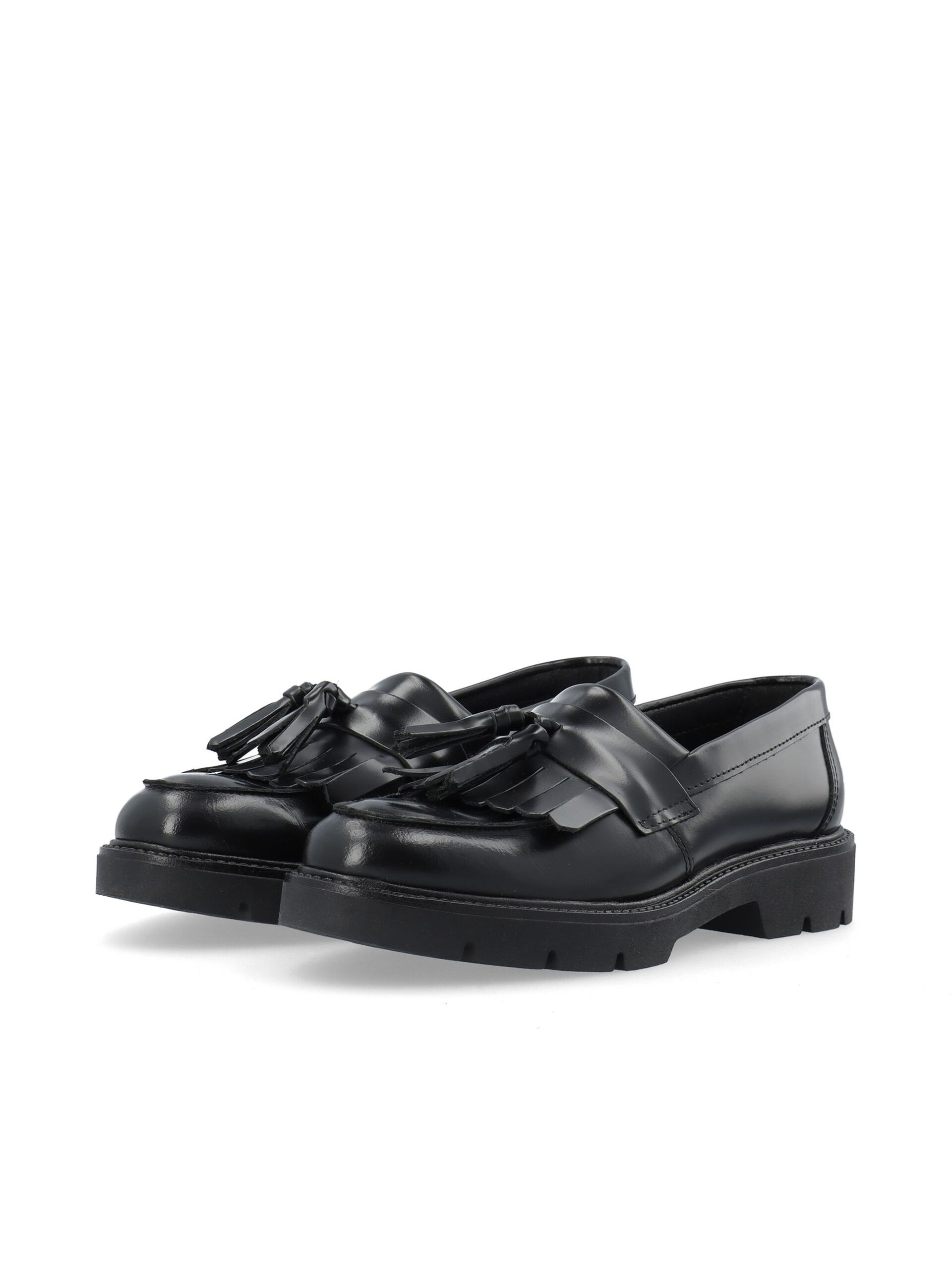 Carousel image - BIAOTHILIA LEATHER LOAFERS, Black | 2