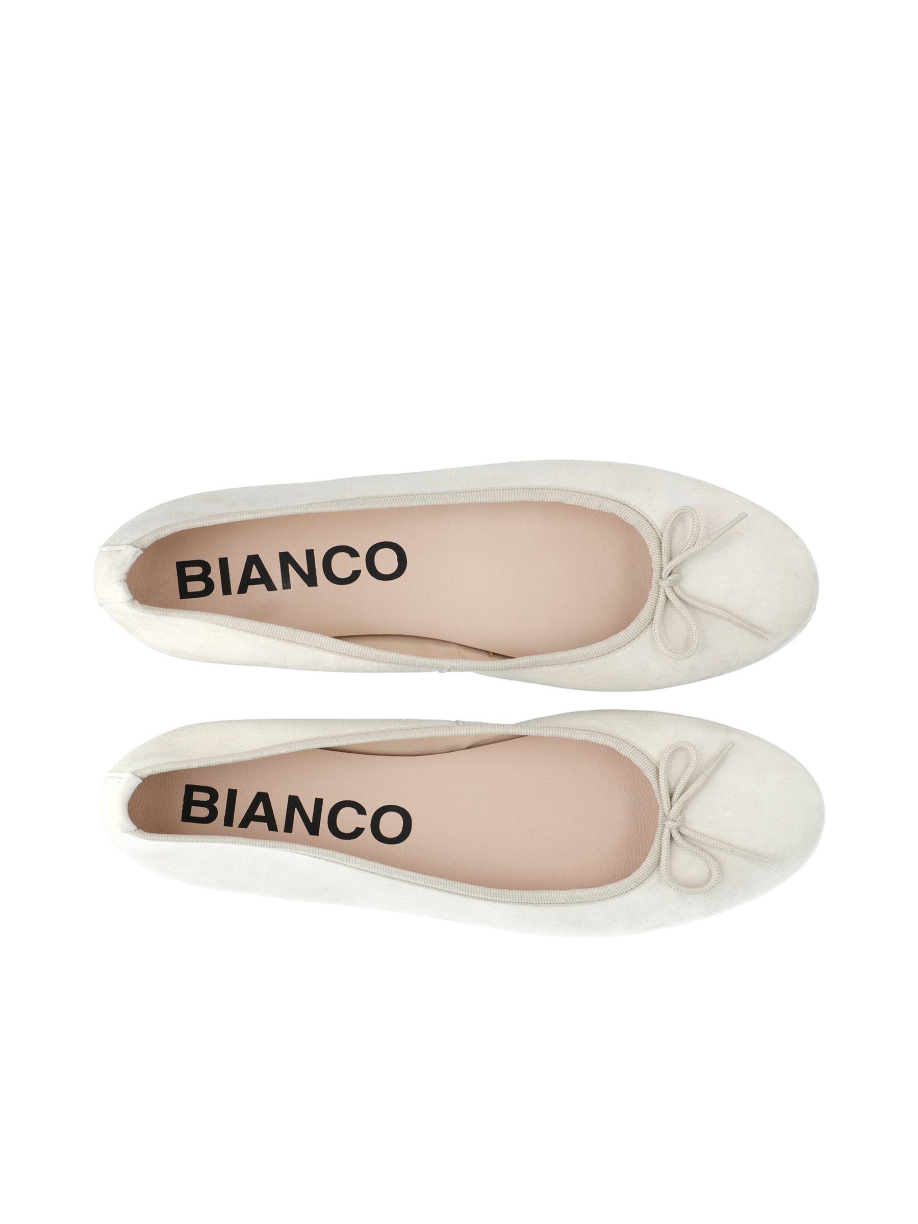 White BIAMADISON BALLET FLATS Bianco