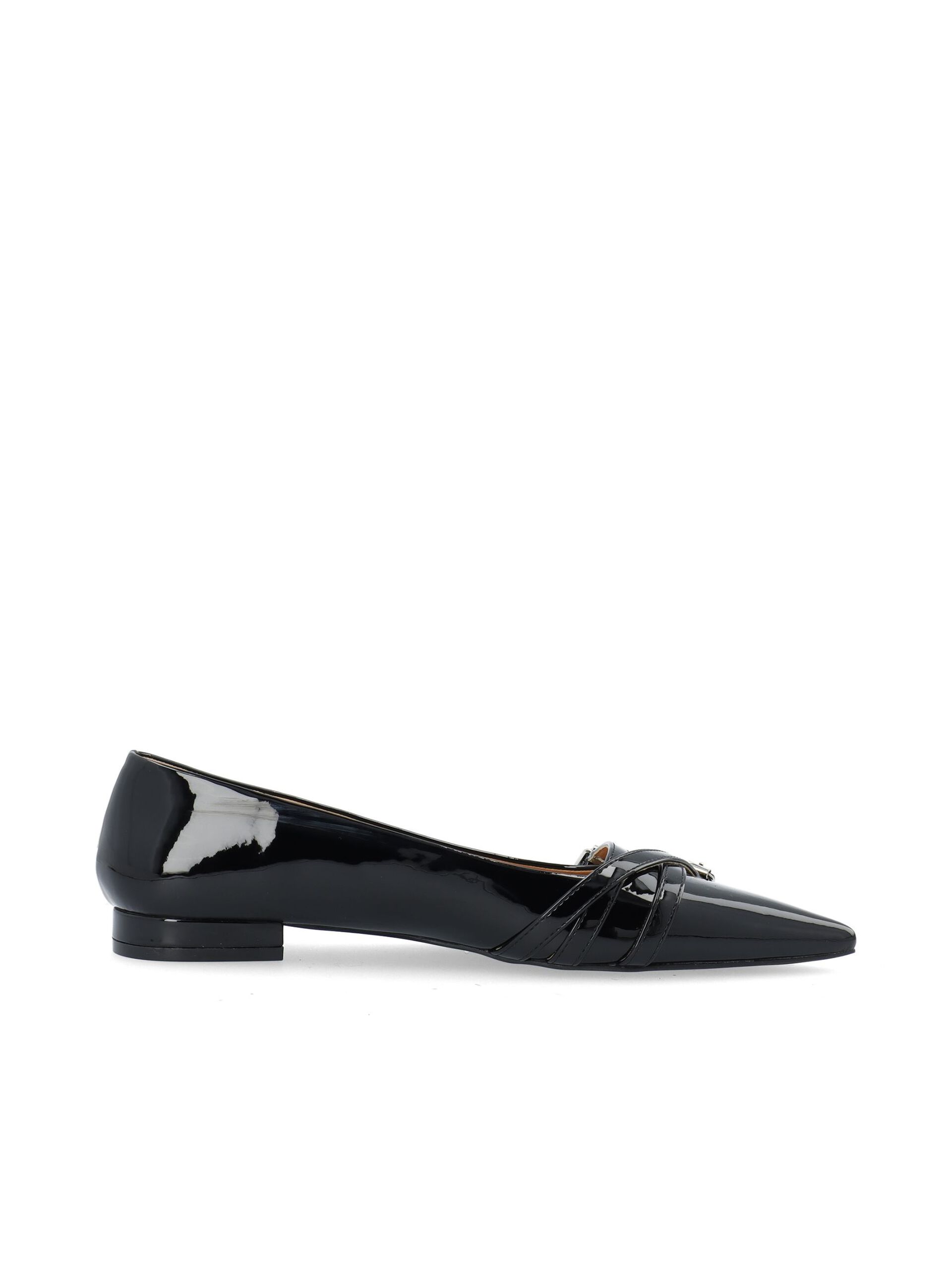Carousel image - BIABARI BALLET FLATS, BlackPatent | 2
