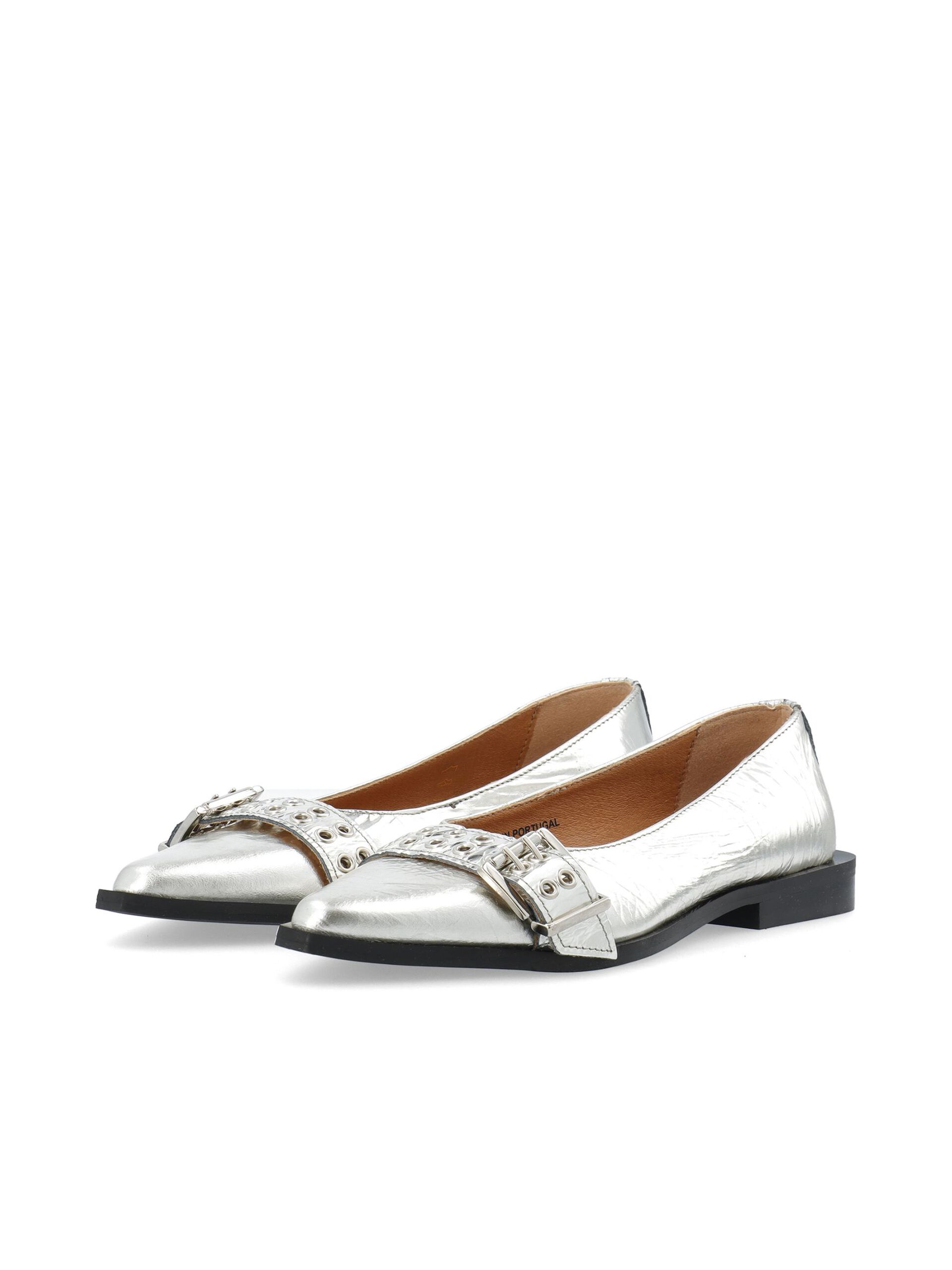 Carousel image - BIAVICTORIA BALLET FLATS, Silver | 3
