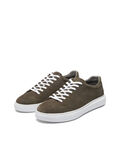 Bianco SNEAKERS IN PELLE SCAMOSCIATA, Olive, highres - 12640001_Olive_002.jpg