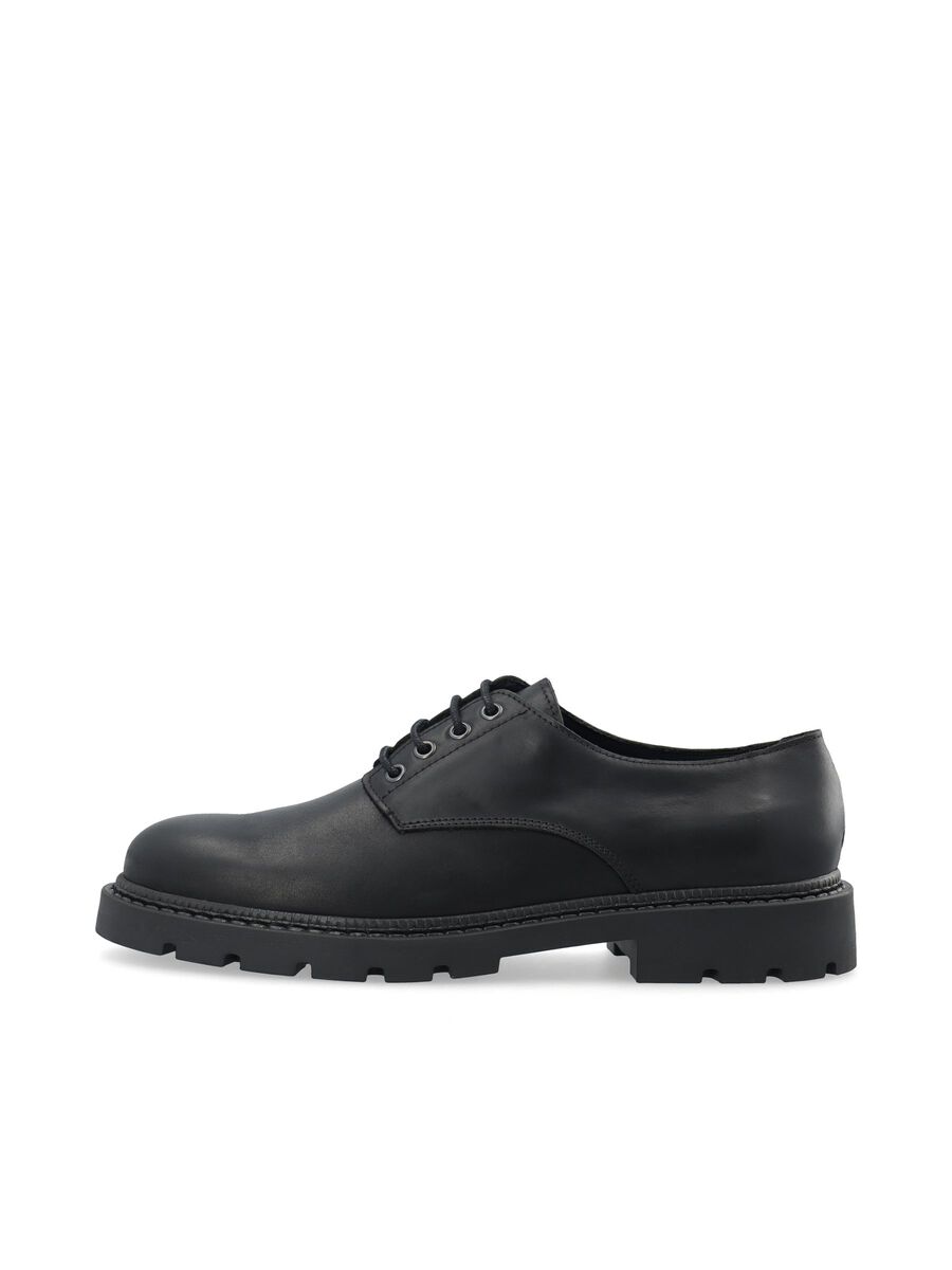 Product tile image BIAJEFF DERBY-SCHUHE AUS LEDER, Black 12520587_Black