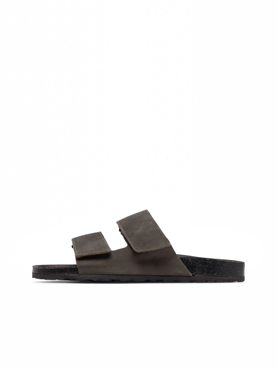 Bianco BIACEDAR BUCKLE SANDALS, Dark Brown, highres - 95071900_DarkBrown_001.jpg