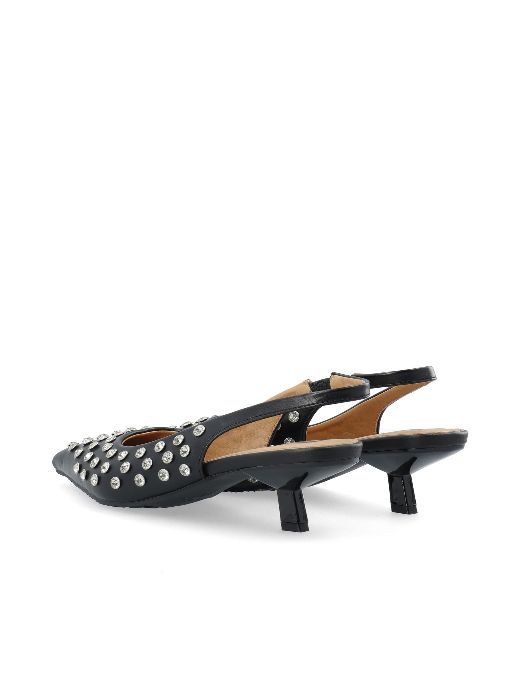 BIAKRISTIN KITTEN HEELS Black Bianco