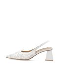 Product image thumbnail - BIAMARALYN SLINGBACKS, WhiteLace | 1