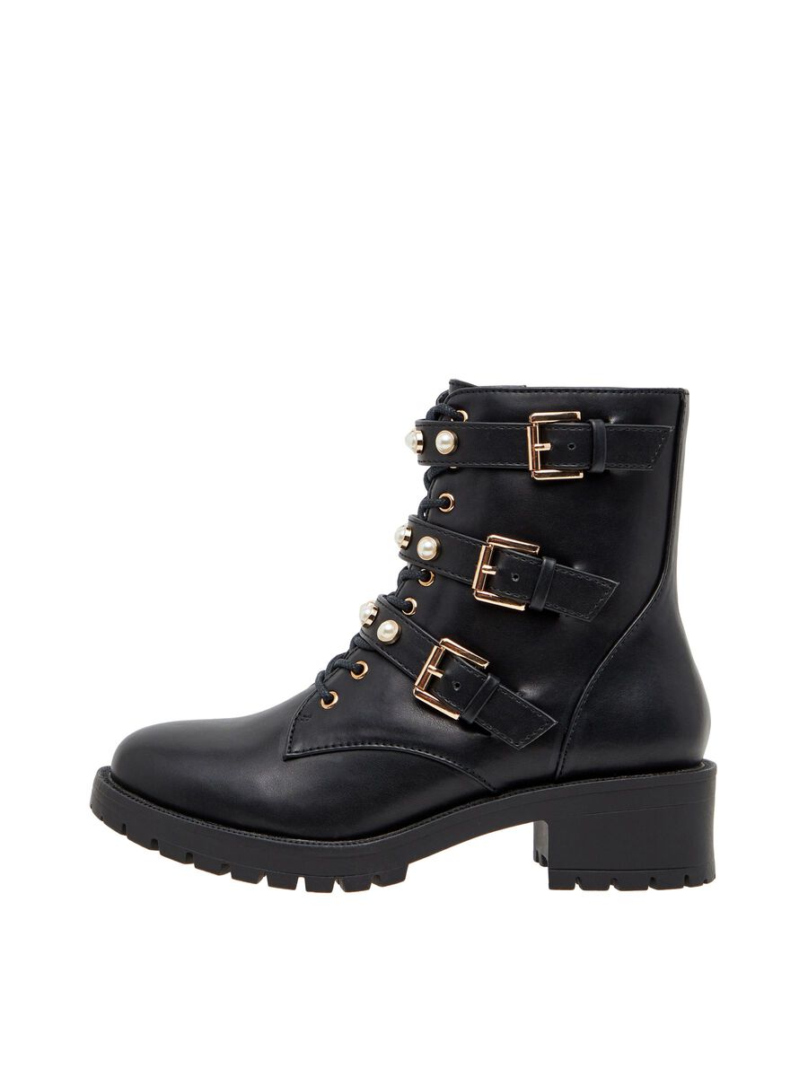 Bianco BIAPEARL BIKER BOOTS, Black, highres - 92649917_Black_001.jpg