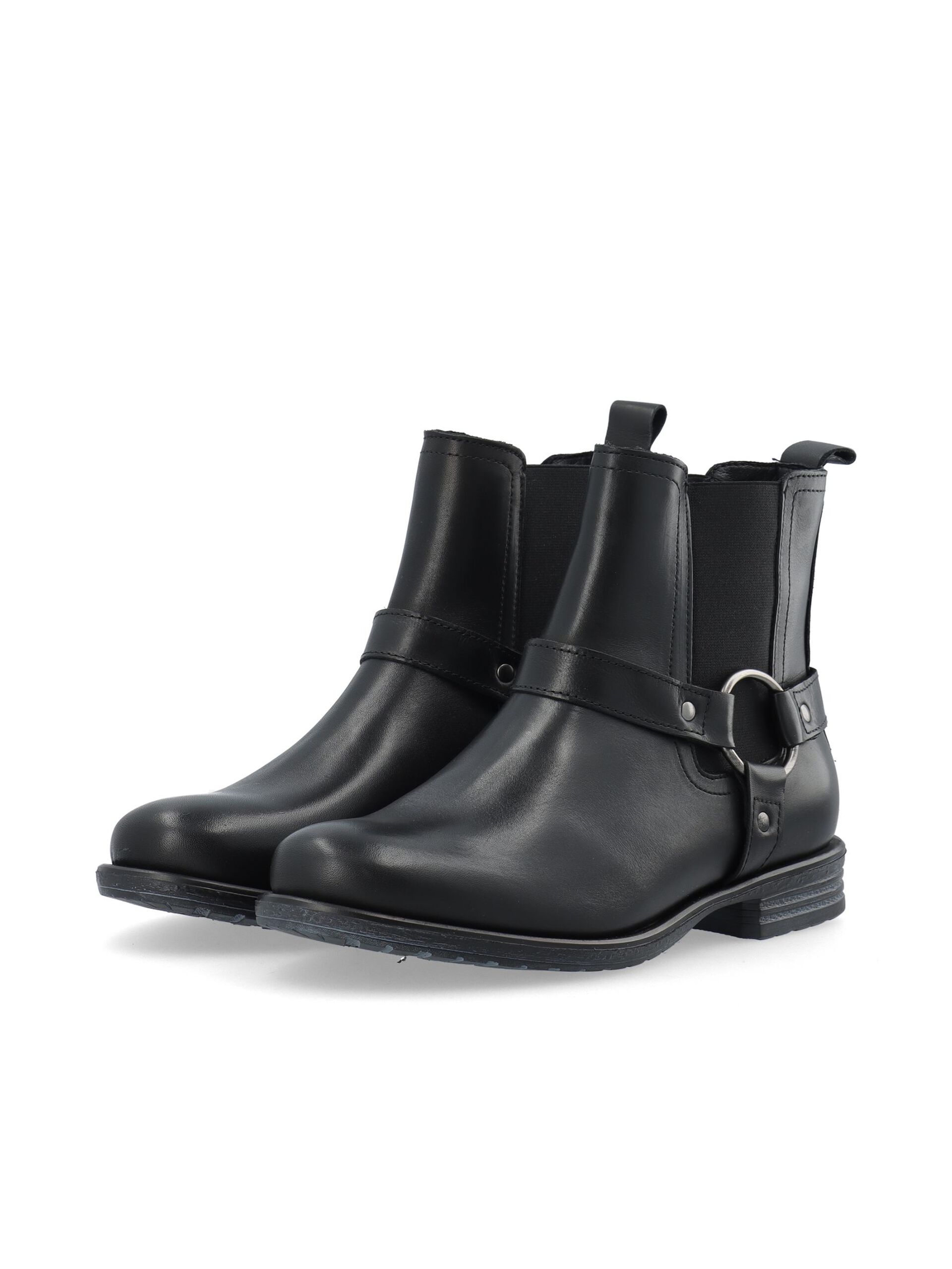 Carousel image - BIADANELLE LEATHER BOOTS, Black | 3