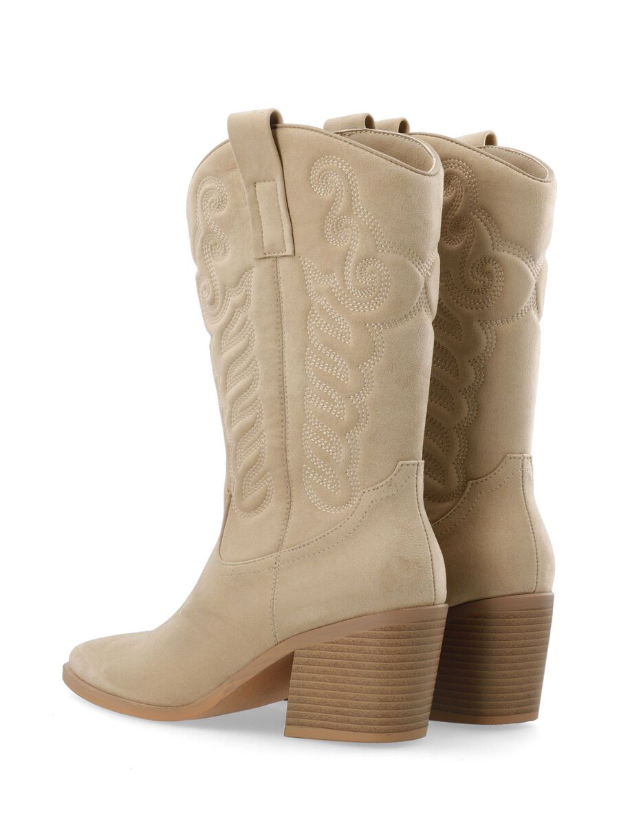 Bianora bottes de western Bianco