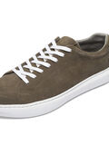 Bianco SNEAKERS IN PELLE SCAMOSCIATA, Olive, highres - 12640001_Olive_006.jpg