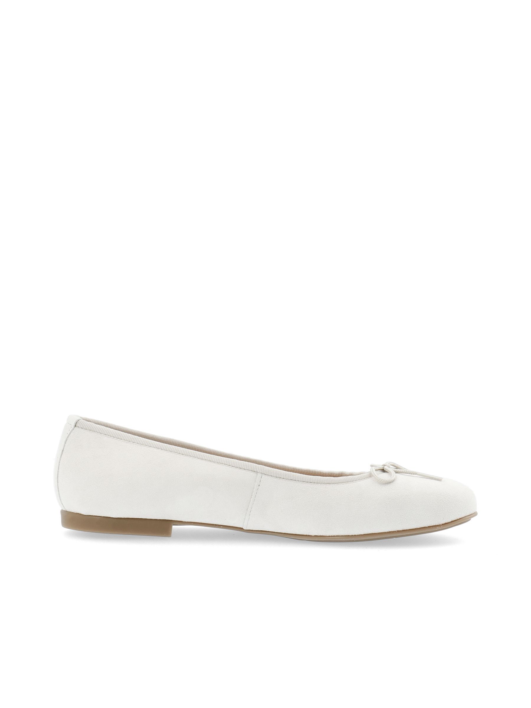 White BIAMADISON BALLET FLATS Bianco