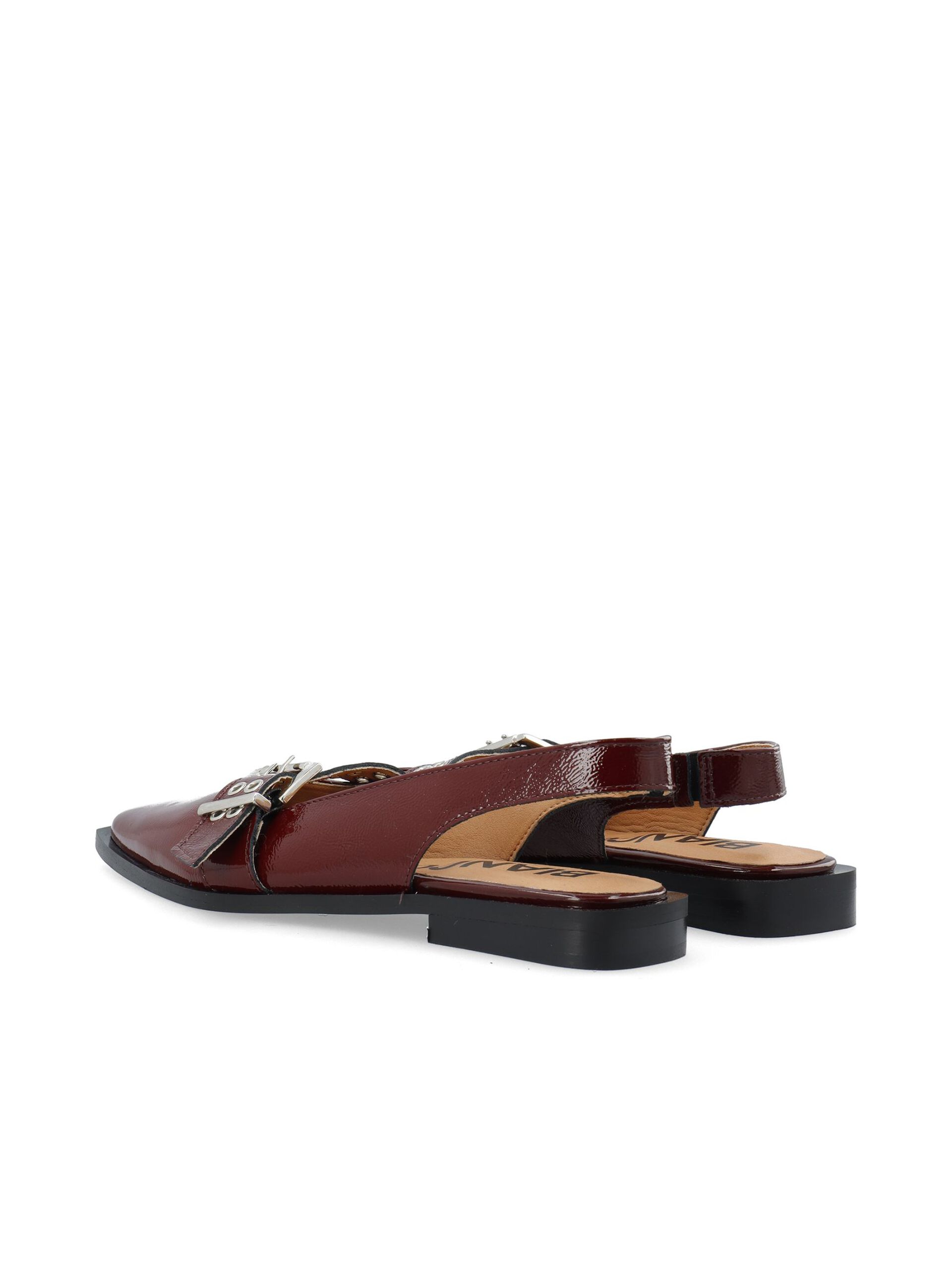 Carousel image - BIAVICTORIA SLINGBACKS, Burgundy_Nappalak | 5