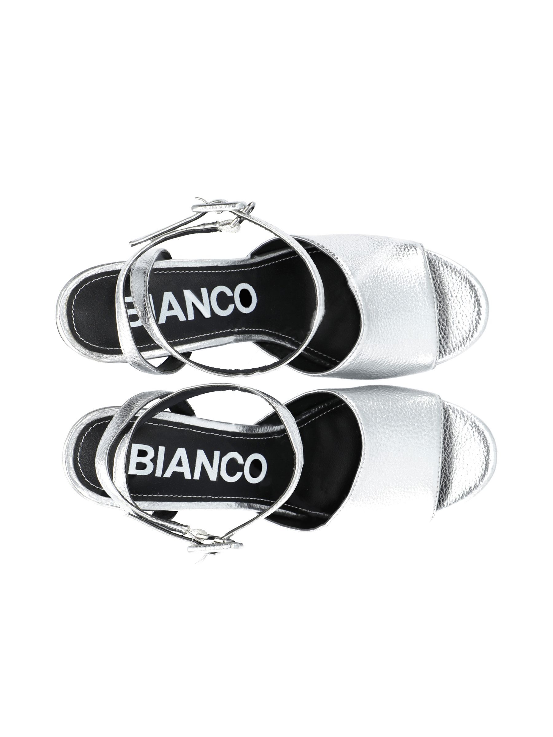 Silver grey platform heels sale