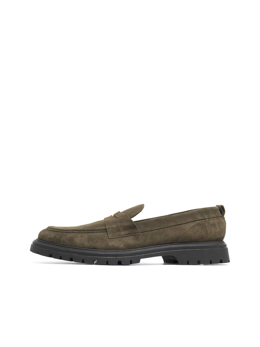 Bianco BIAGIL HALBSCHUHE, Olive, highres - 12520084_Olive_001.jpg