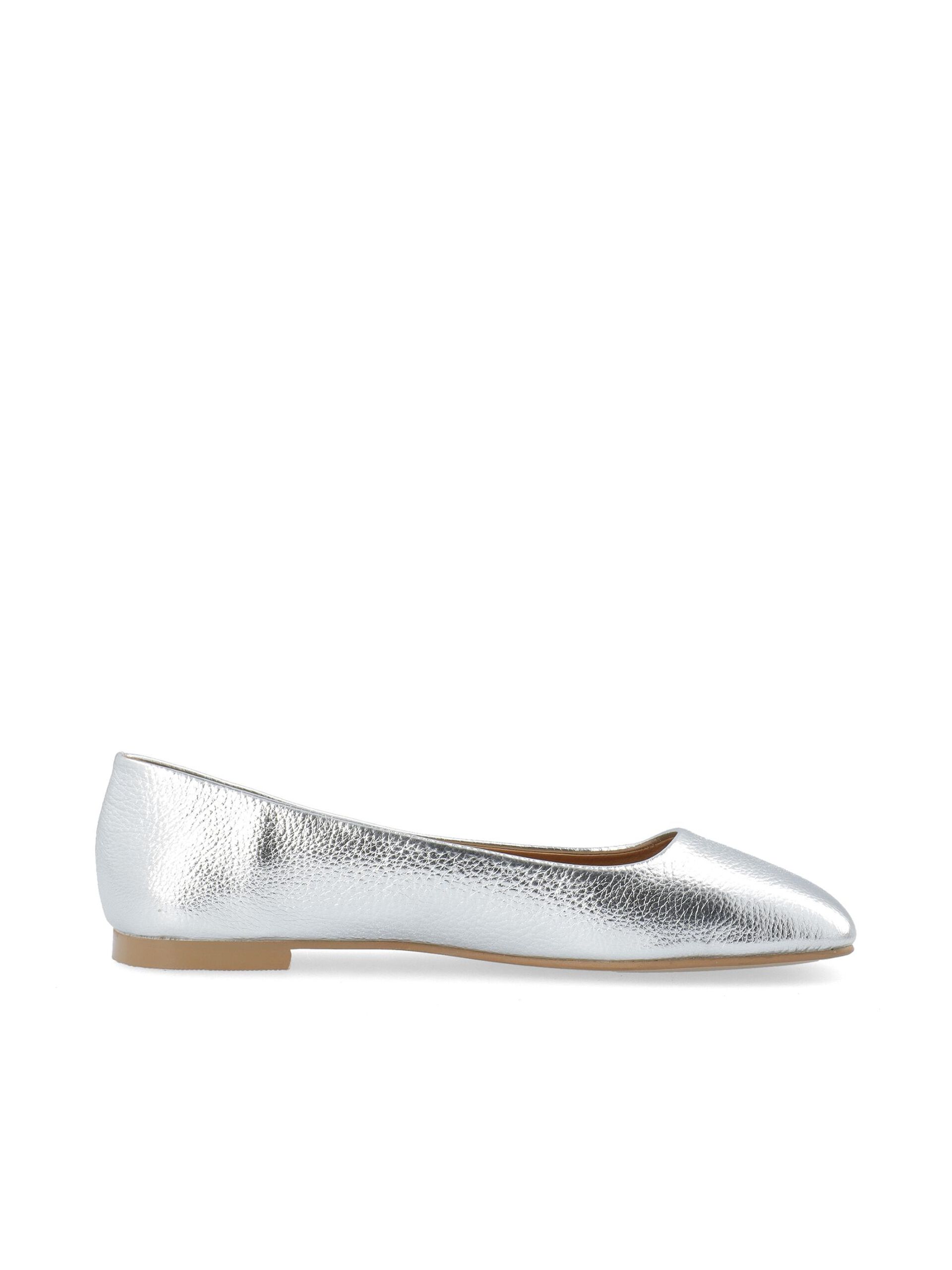 Carousel image - BIAMARRY BALLET FLATS, Silver | 2